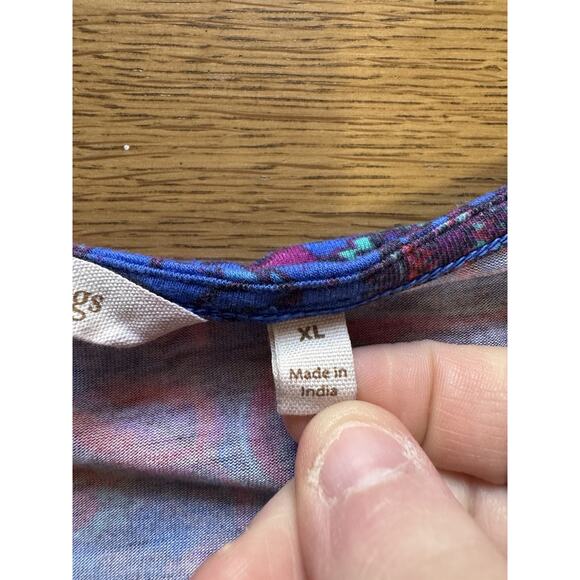 Soft Surroundings Woman Size XL Tunic Top Beaded Embroidered Colorful Bohemian - Picture 4 of 12